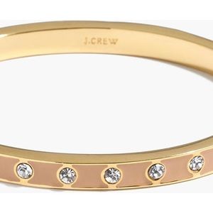 J. Crew Hinge & Lock Bangle (Enamel & Crystal)